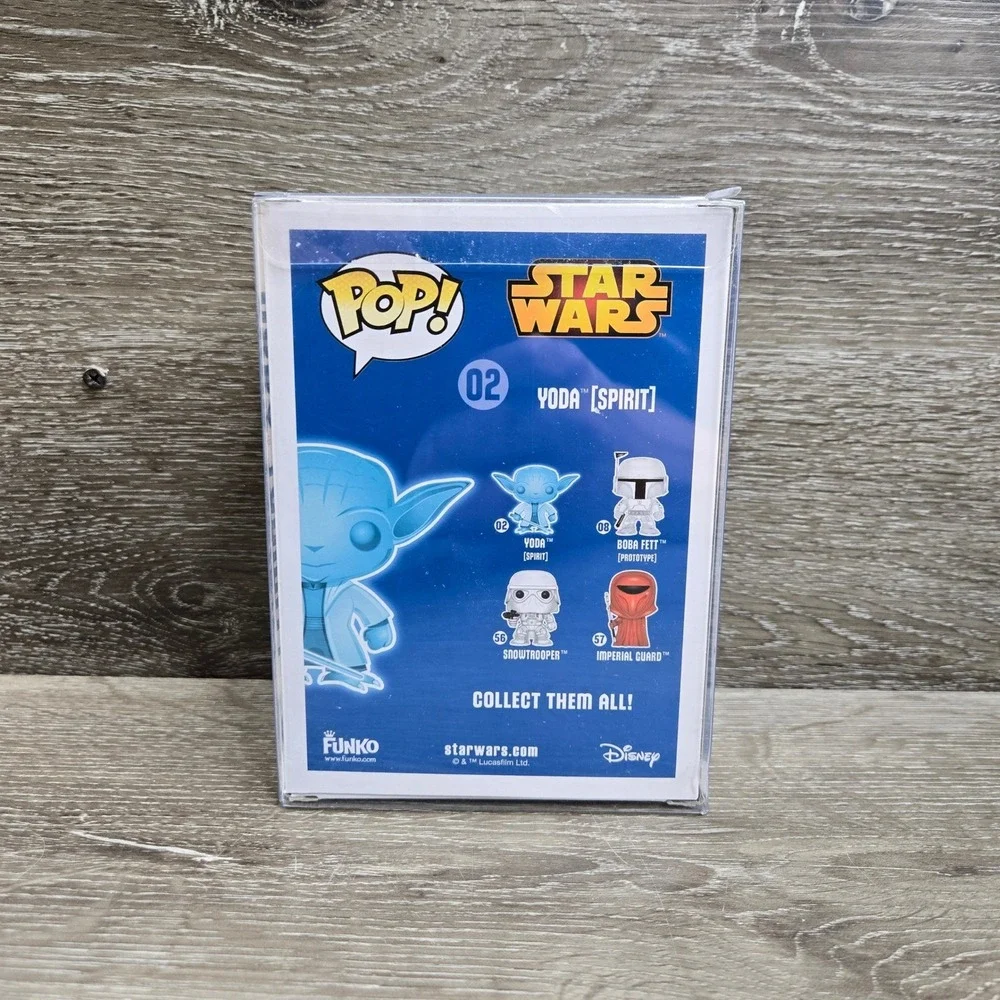 Funko Pop! Star Wars Lot - Yoda + Mandalorian- Glow Walgreens + EE Exclusive 2